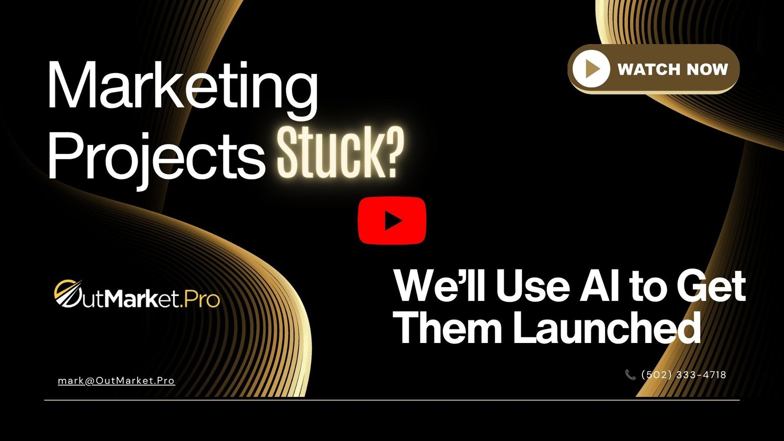 OutMarket — Marketing Projects Stuck? social graphic